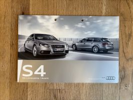 Audi S4 Prospekt Broschüre, Original! 2009 oder 2010
