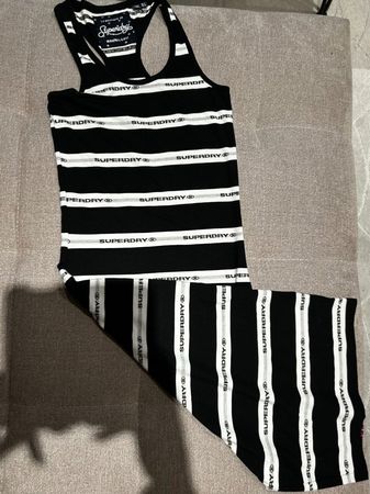 Neuwertiges Superdry Kleid, Gr. XS, gestreift, Sommer!🖤🤍