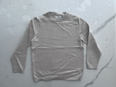 Pull léger MANGO beige - taille 7-8 ans - 128 cm