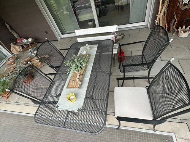 Set di tavolo e panche: Gartentisch Streckmetall inkl. Stühle – Usato da Pfäffikon zh venduto da sambalina 2