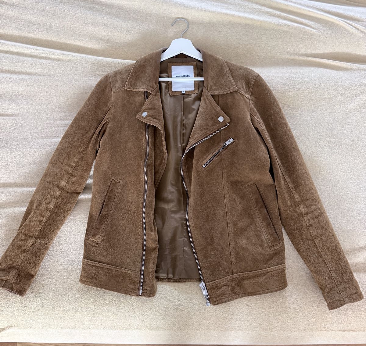 Jack & Jones Giacche: Jack & Jones Suede Biker Jacke – Nuovo (secondo la descrizione) da Kaltbrunn venduto da IMRLU998