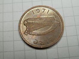 Irland  ½ Penny, 1971