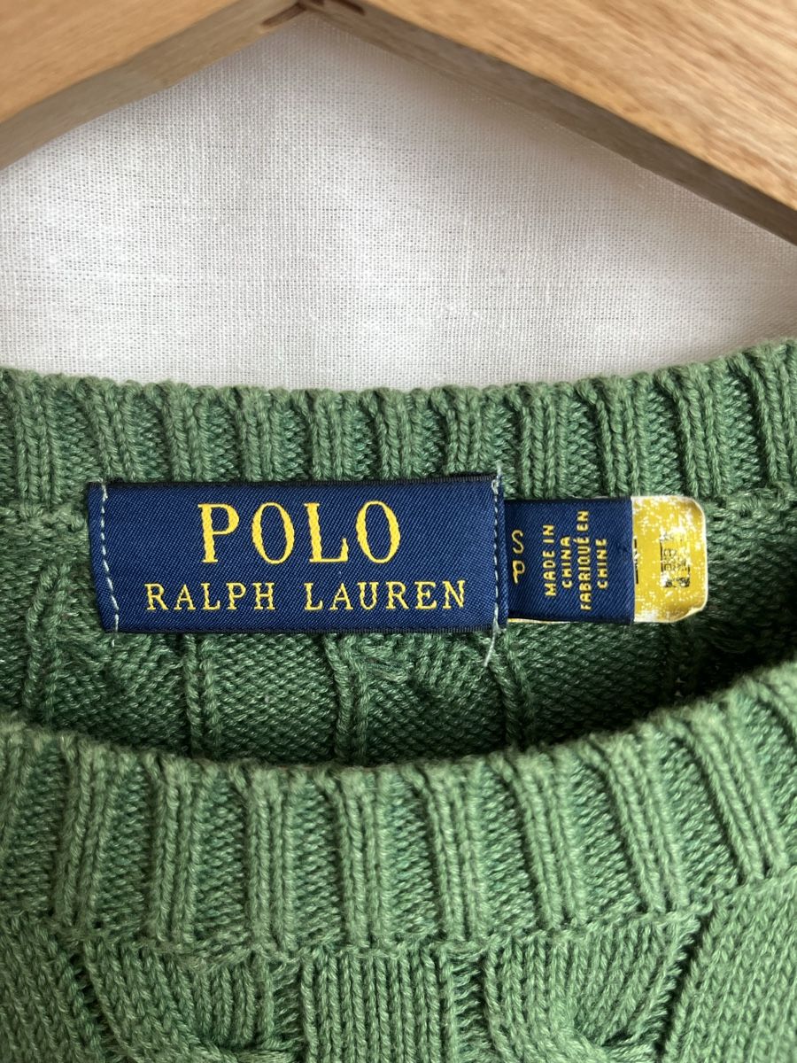 Ralph Lauren Maglioni & Felpe: Pull Ralph Lauren torsadé vert – Nuovo (secondo la descrizione) da Les Avanchets venduto da lunedeneige.shop 2