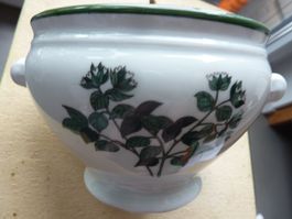 SCHÜESSEL MIT FLORALER MALEREI. LANGENTHAL