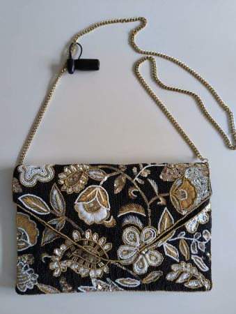 Abendtasche Balaboosté mit Perlen u Pailetten bestickt, NEU