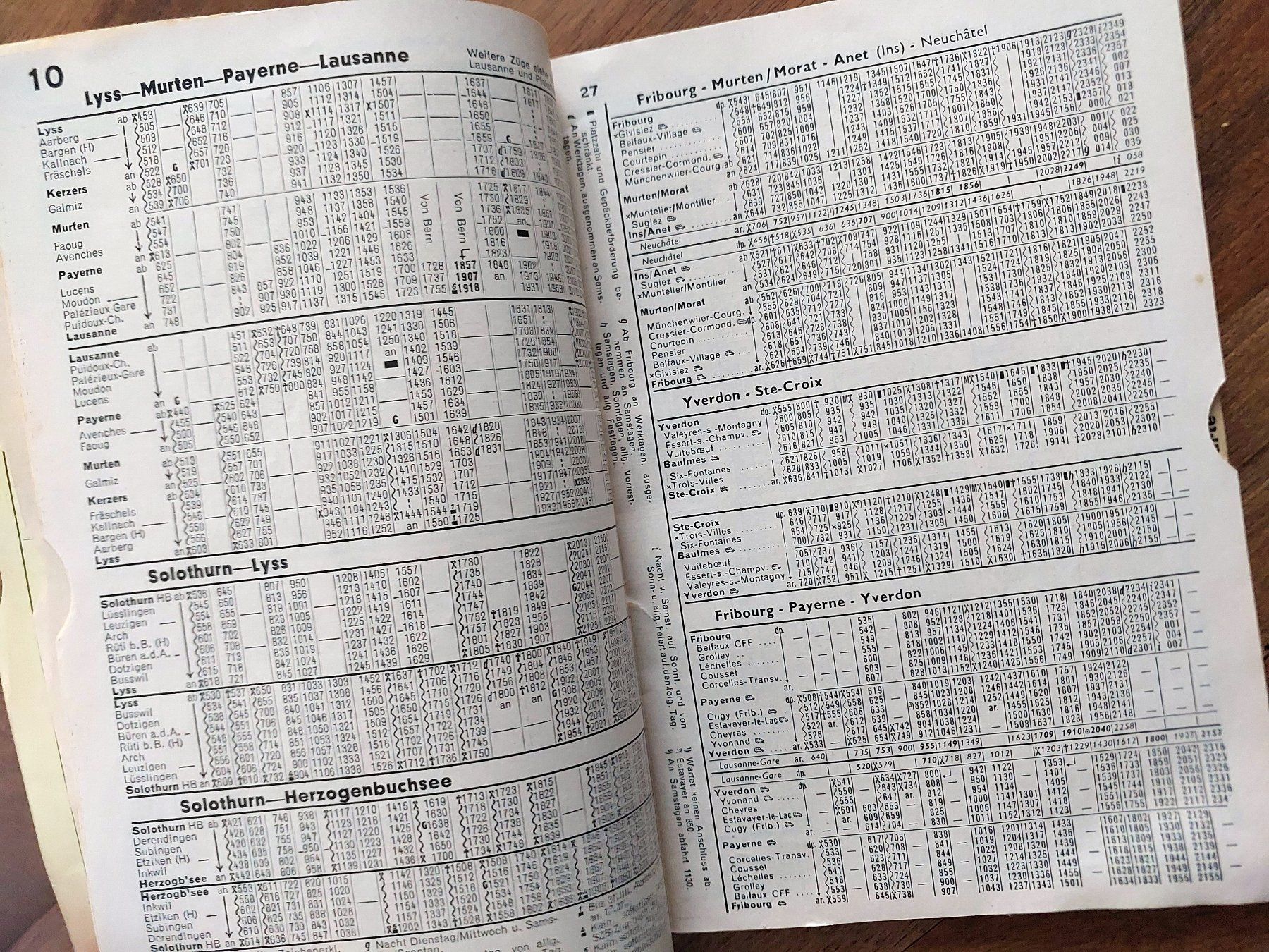 Riviste & Magazine: SBB Fahrplan 1956 bis 1957 Aargauer Tagblatt – Usato da Schönenwerd venduto da Steidi 2