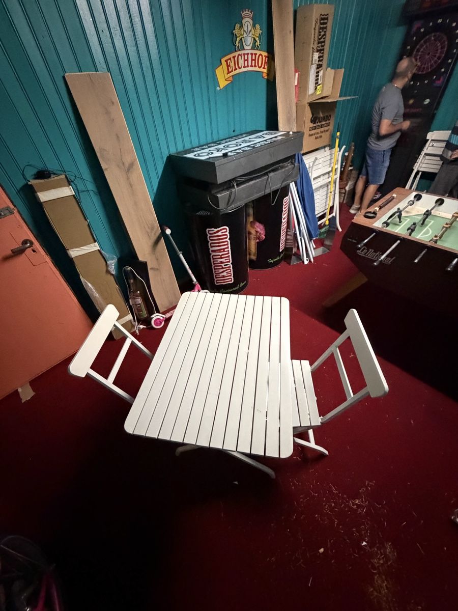 Ikea Set de table et chaises: Gartentisch mit 2 Stühlen weiss gebraucht – D'occasion à Hergiswil NW par bar_55lf 2