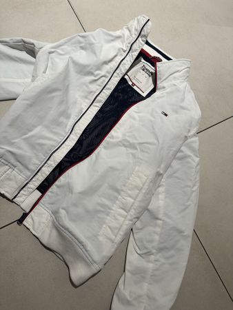 Tommy Jeans Sommerjacke, Weiss, Grösse M!