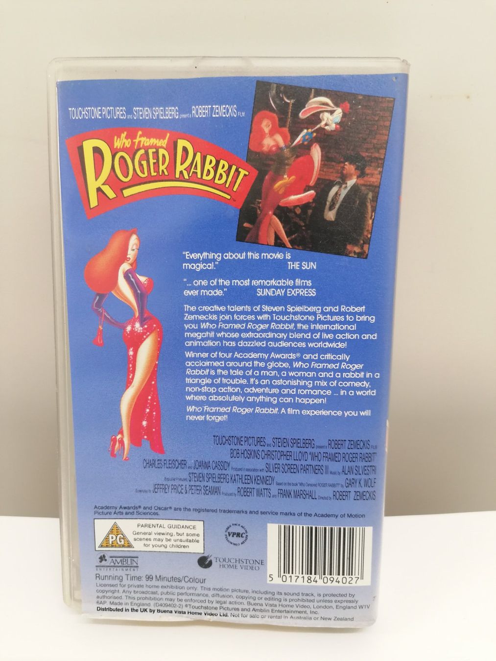 Tutti i VHS: Who framed Roger Rabbit – Usato da Binningen venduto da samorga21 3
