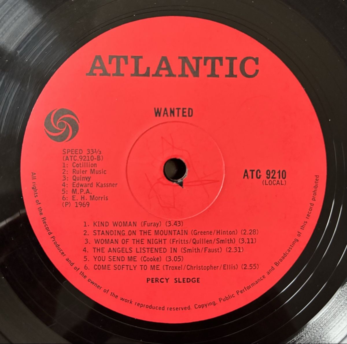 Dischi in vinile: Percy Sledge - WANTED - LP VG/VG – Usato da Neuchâtel venduto da Deivid2 2