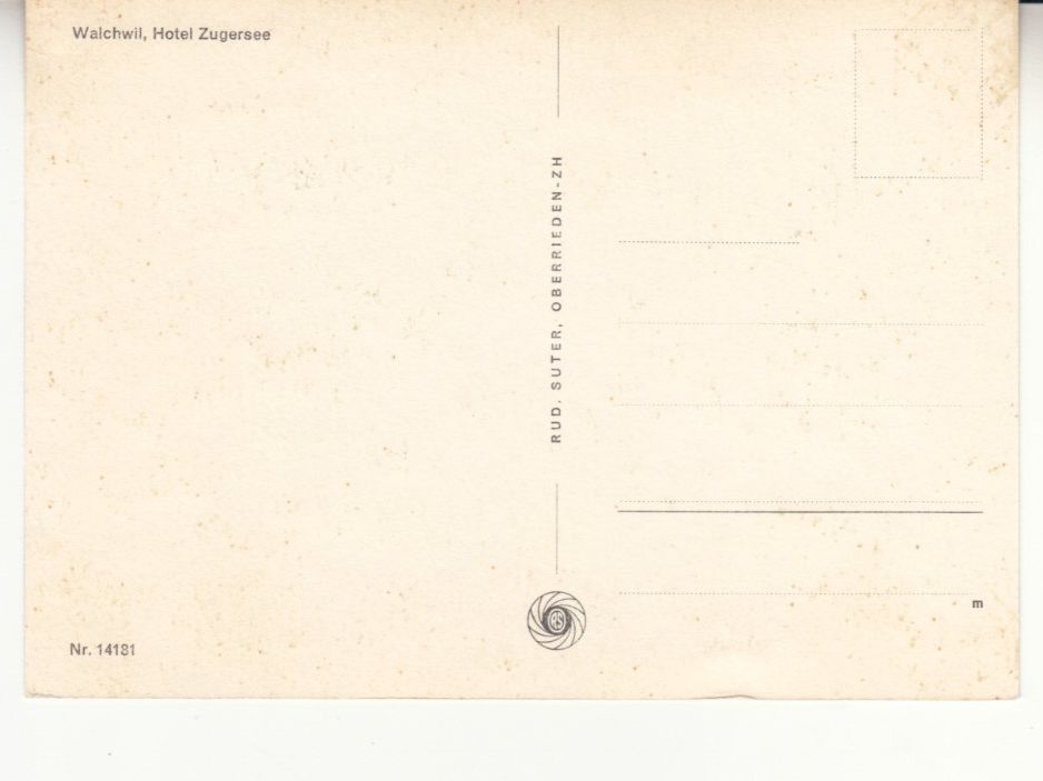 Cartoline postali: Walchwil ca. 1970 – Usato da Bürglen TG venduto da StampGraf 1