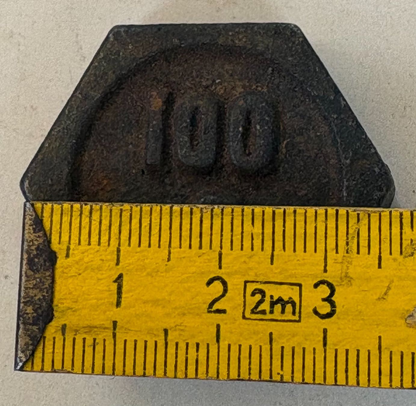 Messen: VINTAGE GEWICHT 100GR. – Gebraucht aus Ostermundigen von wini63 2