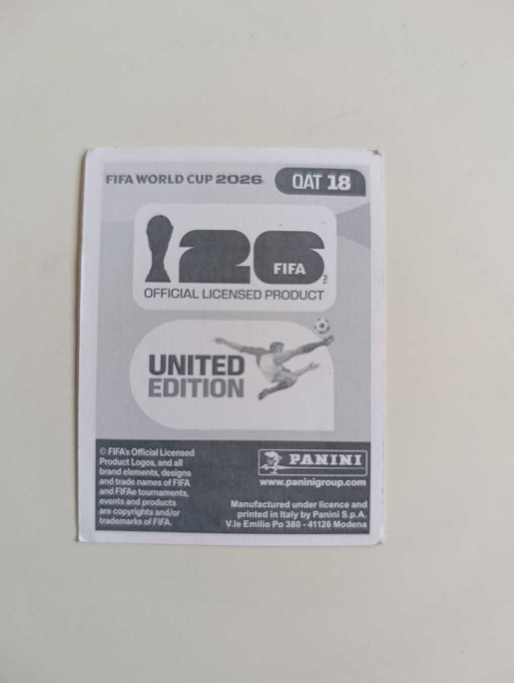Panini Carte collezionabili: Panini World Cup 2026 QAT 18 Afif – Nuovo (secondo la descrizione) da Lavey-Village venduto da pas_7xd2 1