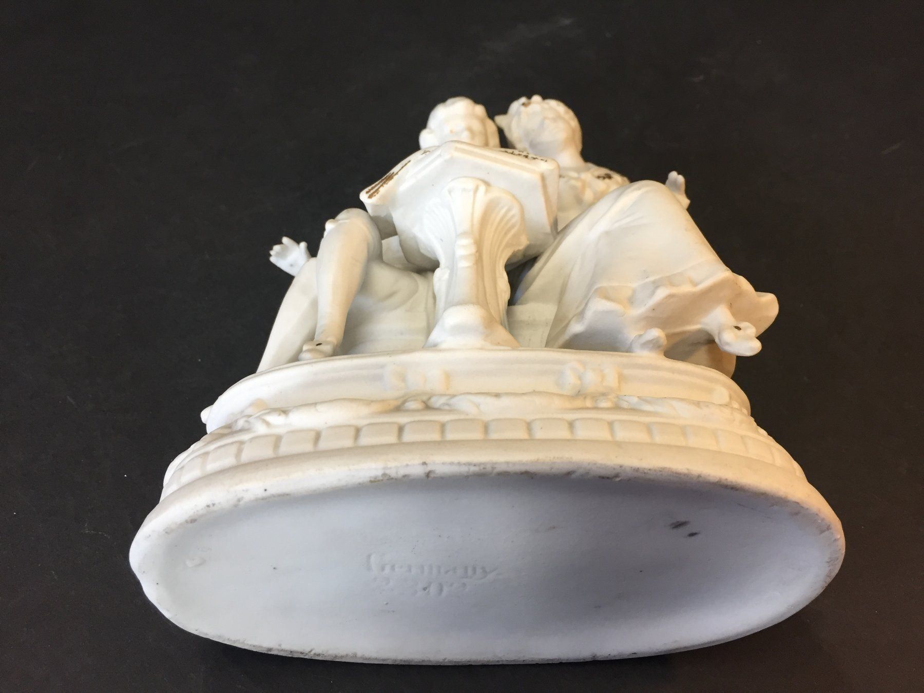 Statuette: Bisquit Figur Lesende Mann und Frau – Usato da Schaffhausen venduto da vintageville 7