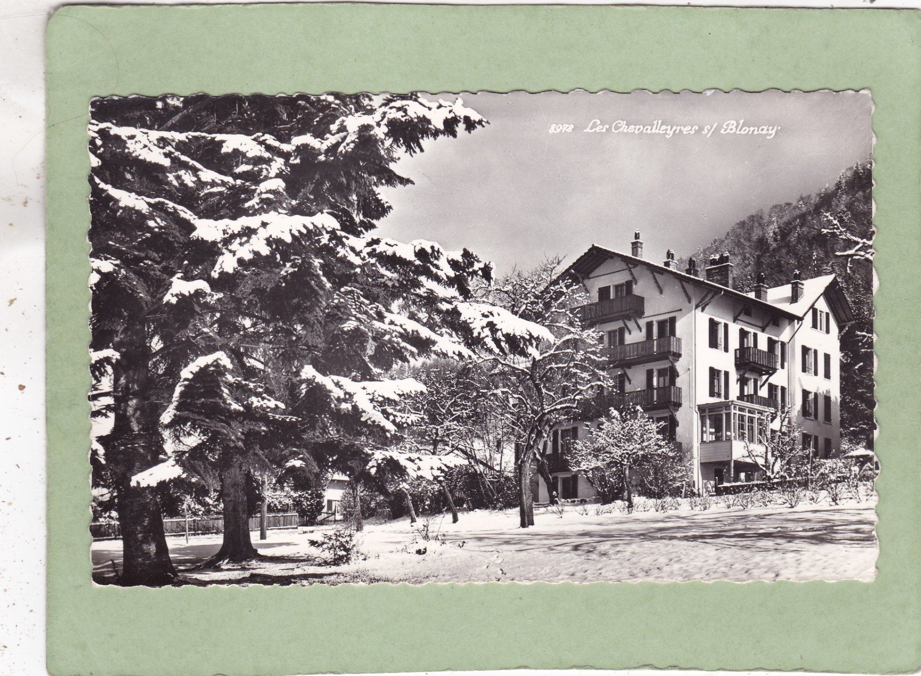Ansichtskarten: Les Chevalleyres s Blonay – Gebraucht aus Herisau von Lisegrat2008