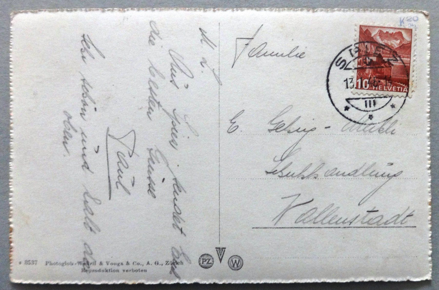 Cartes postales: Thunersee und Stockhornkette – D'occasion à Fétigny par Billy2miny 1