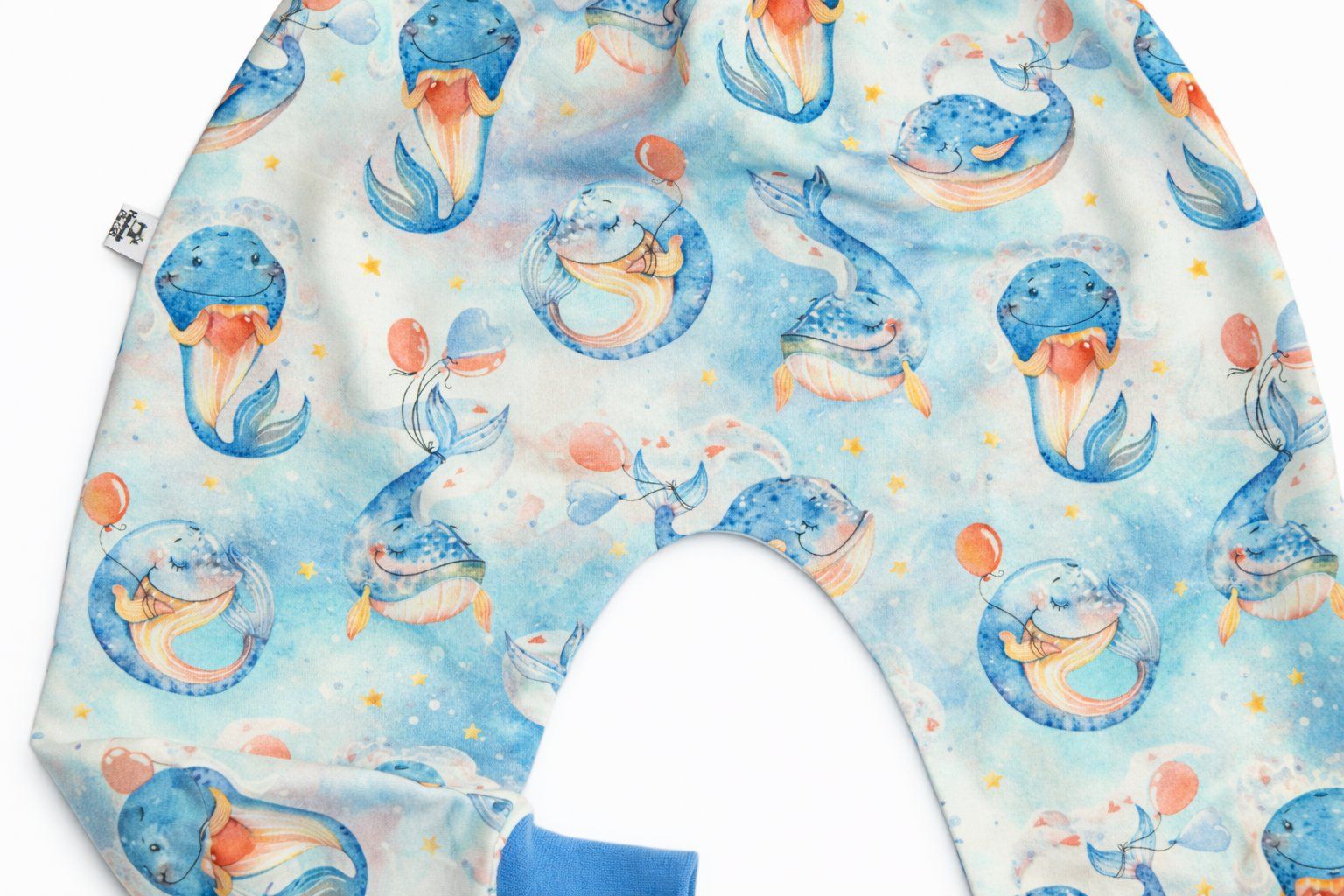 Pantaloni: Sweat Pumphose mit blauem Wal - Gr.92/98 - NEU – Nuovo e nell'imballaggio originale da Zürich venduto da sambaum 3