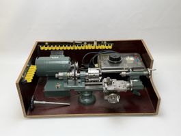 Uhrenmacherdrehbank Boley Leinen Drehmaschine Tischdrehbank