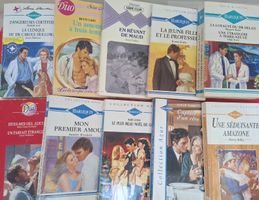 Livres Harlequin (romans) d'occasion - lot entier 