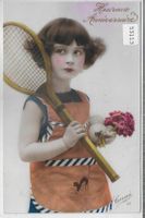 Heureux Anniversaire - Junge Tennis-Spielerin
