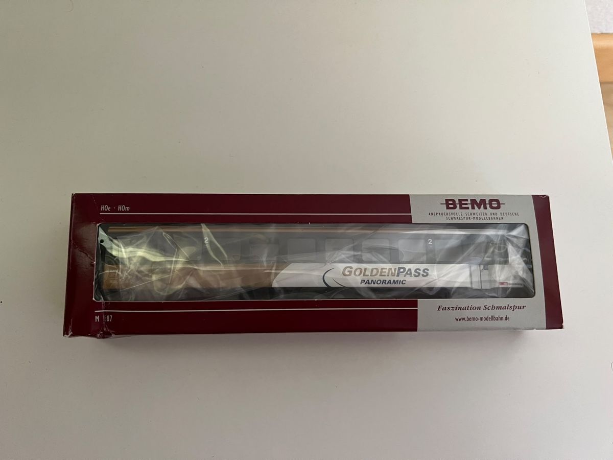 Bemo Modellini di ferrovie: Bemo Goldenpasswagen – Nuovo (secondo la descrizione) da Alpnach Dorf venduto da cam_6lp5 1