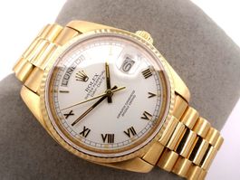 ROLEX 1983 DAY-DATE 18K 18038 AUTOMATIK LUXUS HERRENUHR