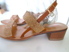 Ledersandalen, Miss Roberta, Größe 40, aus Leder