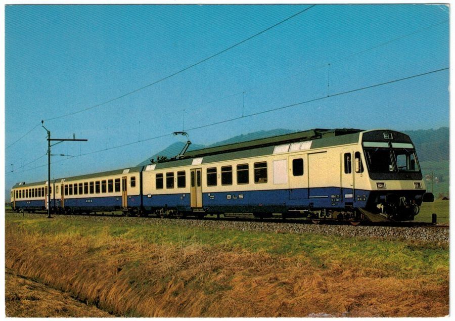 Cartoline postali: BLS Pendelzug Abt-B-RBDe 4/4 – Usato da Frauenfeld venduto da POML