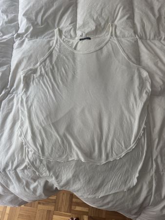 Débardeur Brandy Melville blanc taille unique 