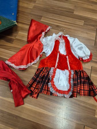 Fasnacht Kostüm Rotkäppchen 92/98 K31