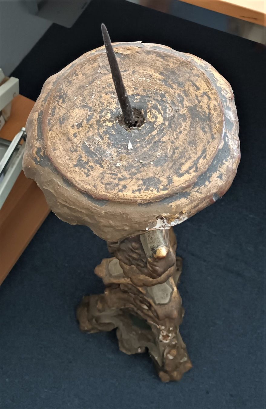 Portacandele: Antiker Altar Kerzenständer Höhe 85 cm – Usato da Vaduz venduto da Bergtiger 6