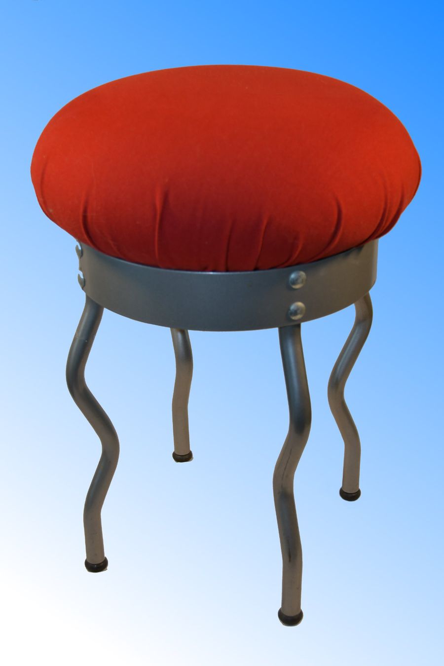 Sgabelli: Polsterhocker - Rot – Usato da Lohn-Ammannsegg venduto da Keyflower 1