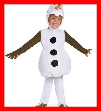 Olaf Fasnachtskostüm Eiskönigin Schneemann Frozen Grösse S