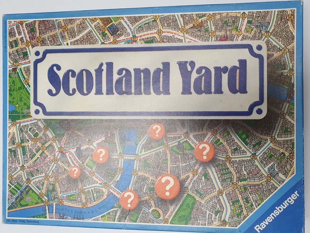 Scotland Yard – Ravensburger Brettspiel (Spiel Des Jahres 1983), Für 3–6 Spieler Ab 10 Jahren