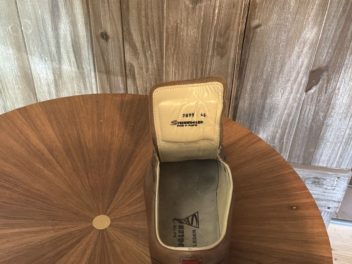 Herrenschuhe: Steinkogler Leder Schuhe braun Grösse 46 – Gebraucht aus Gams von Minty888 3