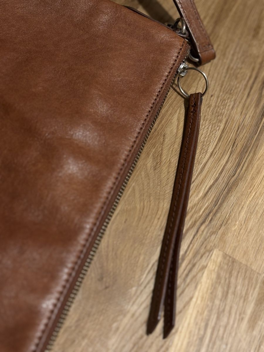 Fossil Borse da donna: Fossil Umhänge-/Schultertasche, Echtleder, Braun – Usato da Zürich venduto da moi_5tvs 5