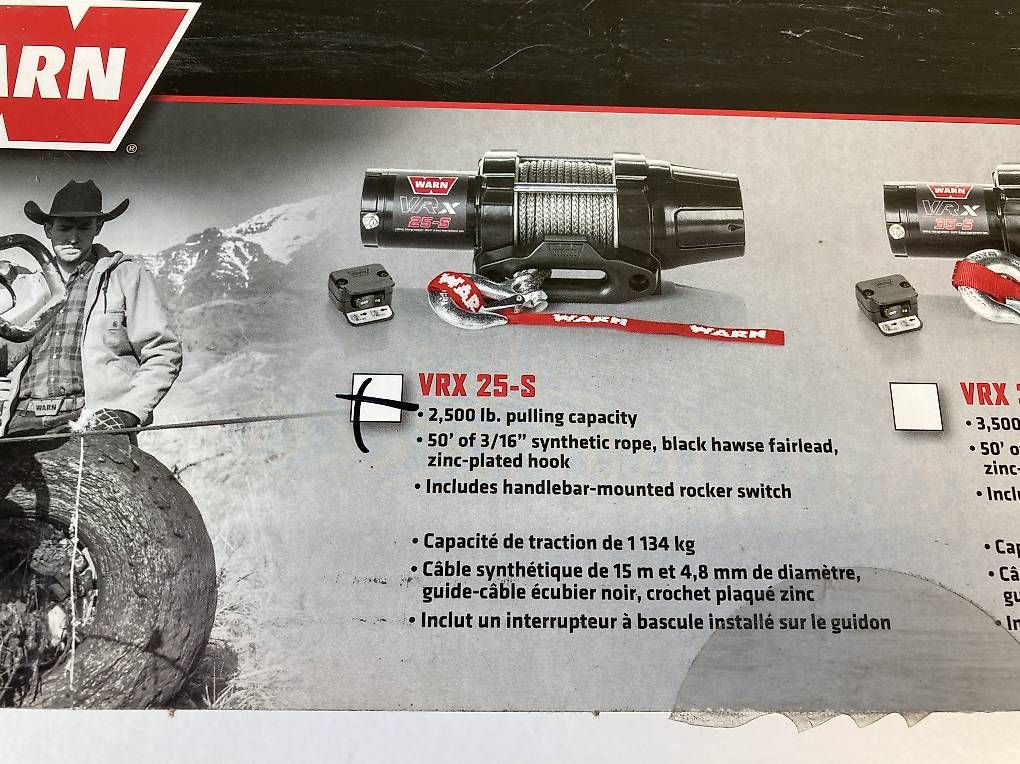 Altro per stoccaggio & trasporto: WARN Seilwinde für ATV/QUAD/UTV – Usato da Giswil venduto da burchquad01 1