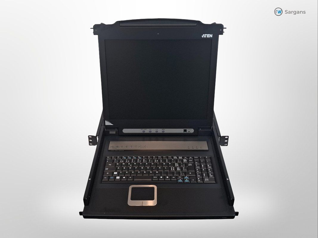 Console: ATEN CL1008M (CH) LCD KVM Switch – Usato da Sargans venduto da Restwert_Sargans