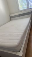 Bett weiss 120cm x 200cm inkl. BICO Matratze
