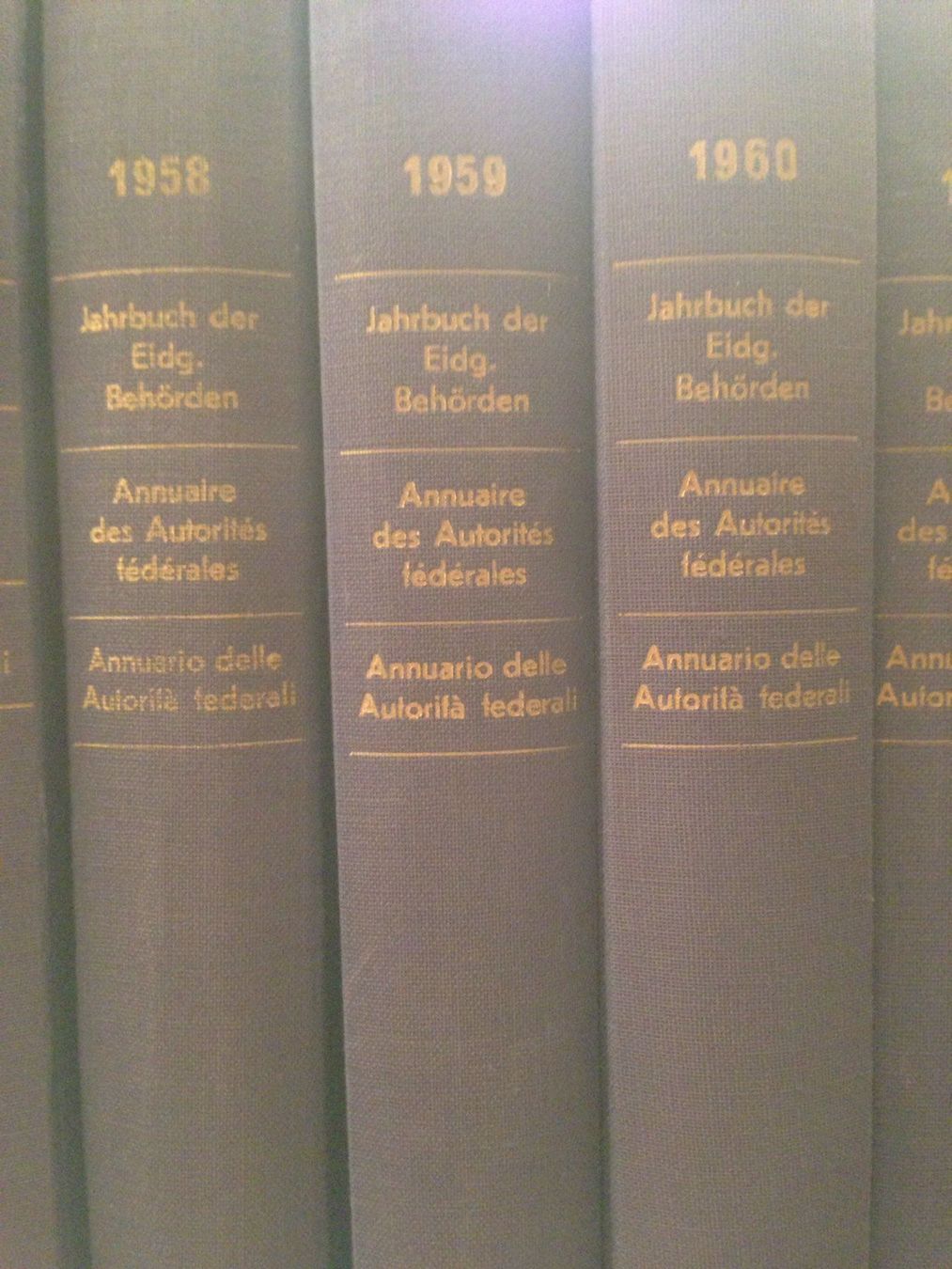 Libri: Jahrbuch der Eidg. Räte 1954 - 1984 – Usato da Zürich venduto da Bruggmann50 2