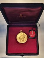 Montre à secret Corum pièce or 1895 avec coffret original