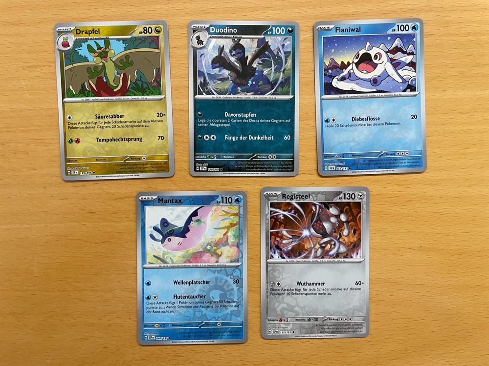 Pokemon Reverse Karten Set (Versand gratis) (Neu (gemäss Beschreibung ...