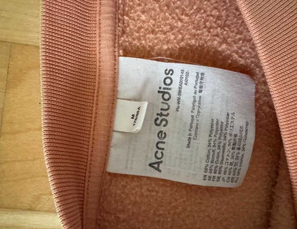 Acne Studios Pulls & Sweat-shirts: Acne Studios Pfirsich Sweater M – D'occasion à Zürich par zoh_26cj 1