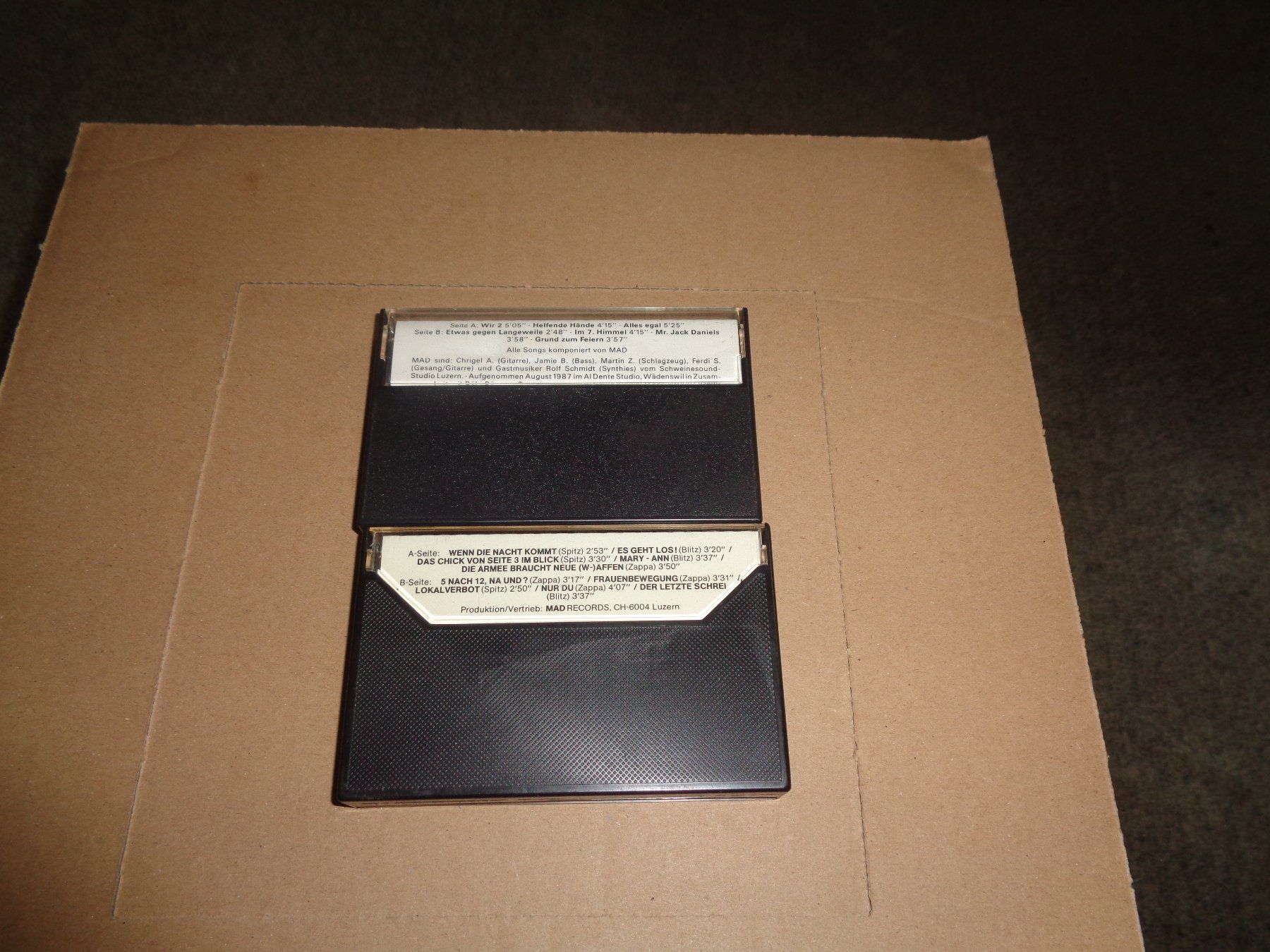 Musicassette: MAD /CH Punk -Wave (Kassette) 2er Set – Usato da trimbach venduto da Stonehenge1955 1