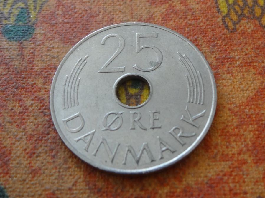 Alle Münzen: DANEMARK  25  Ore  1976 – Gebraucht aus Romanel-sur-Lausanne von Swift13 1