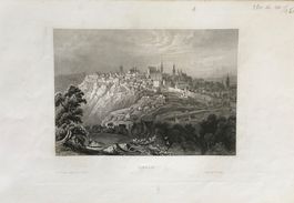 Stahlstich um 1850 - Znaim, Tschechien
