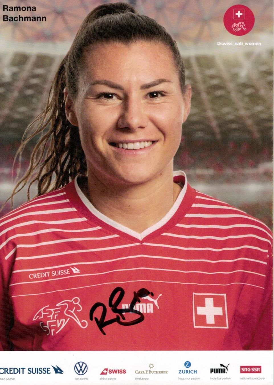 Autografi: Ramona Bachmann Autogramm handsigniert Schweiz 2022 SELTEN – Nuovo (secondo la descrizione) da Thalwil venduto da JogaB0nito