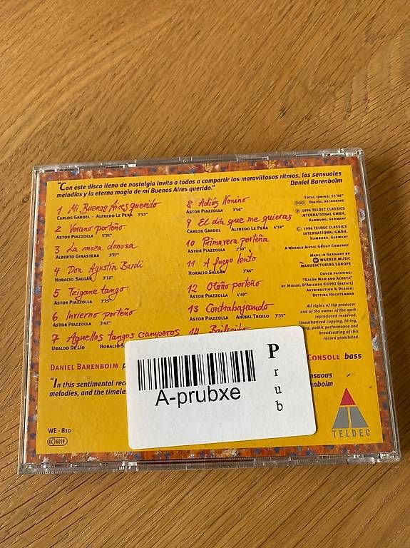 CD: CD Mi Buenos Aires querido – Usato da Zürich venduto da don_k8hw 1