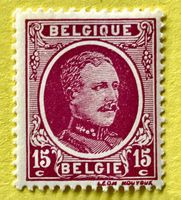 Briefmarken aus Belgien König Albert I. Ungestempelt  ﻿