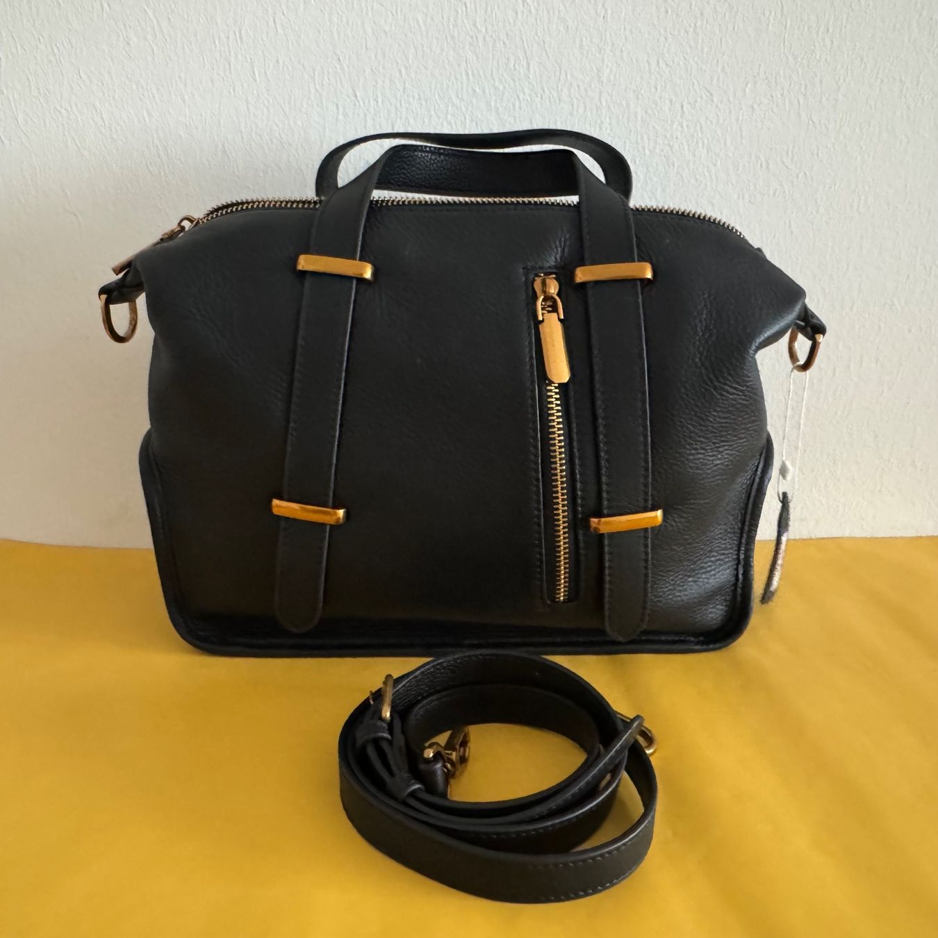 Taschen für Damen: Sac cuir noir – Gebraucht aus Carouge GE von Myr_hbt9 1